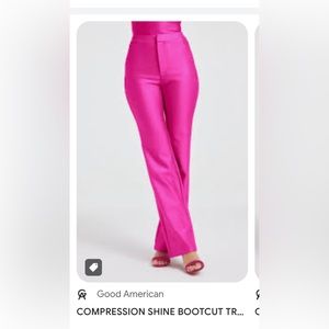 Good American compression shine pink